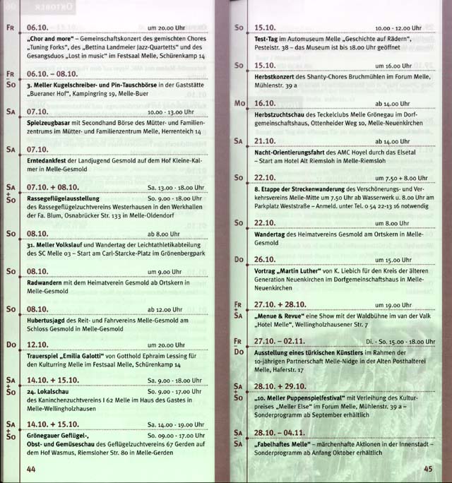 2006.01.00 Termine in Melle